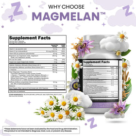 Clean Nutraceuticals MagMelan 10mg Mélatonine 200mg L-Théanine capsules dans un environnement de vie