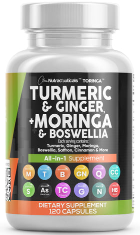 Clean Nutraceuticals Moringa Curcuma emballage avant vue