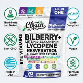 Clean Nutraceuticals Multimacular capsules en vue rapprochée