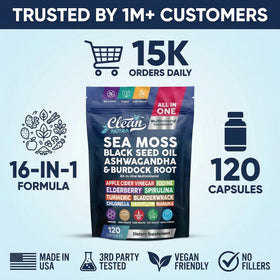 Clean Nutraceuticals MultiMinéraux, capsules à côté d'un carnet de santé