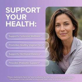 Clean Nutraceuticals Probiotiques pour femmes gouttes, étiquette détaillée