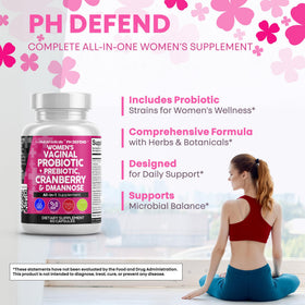 Clean Nutraceuticals Probiotiques Vaginales, prise de capsules avec un verre d'eau