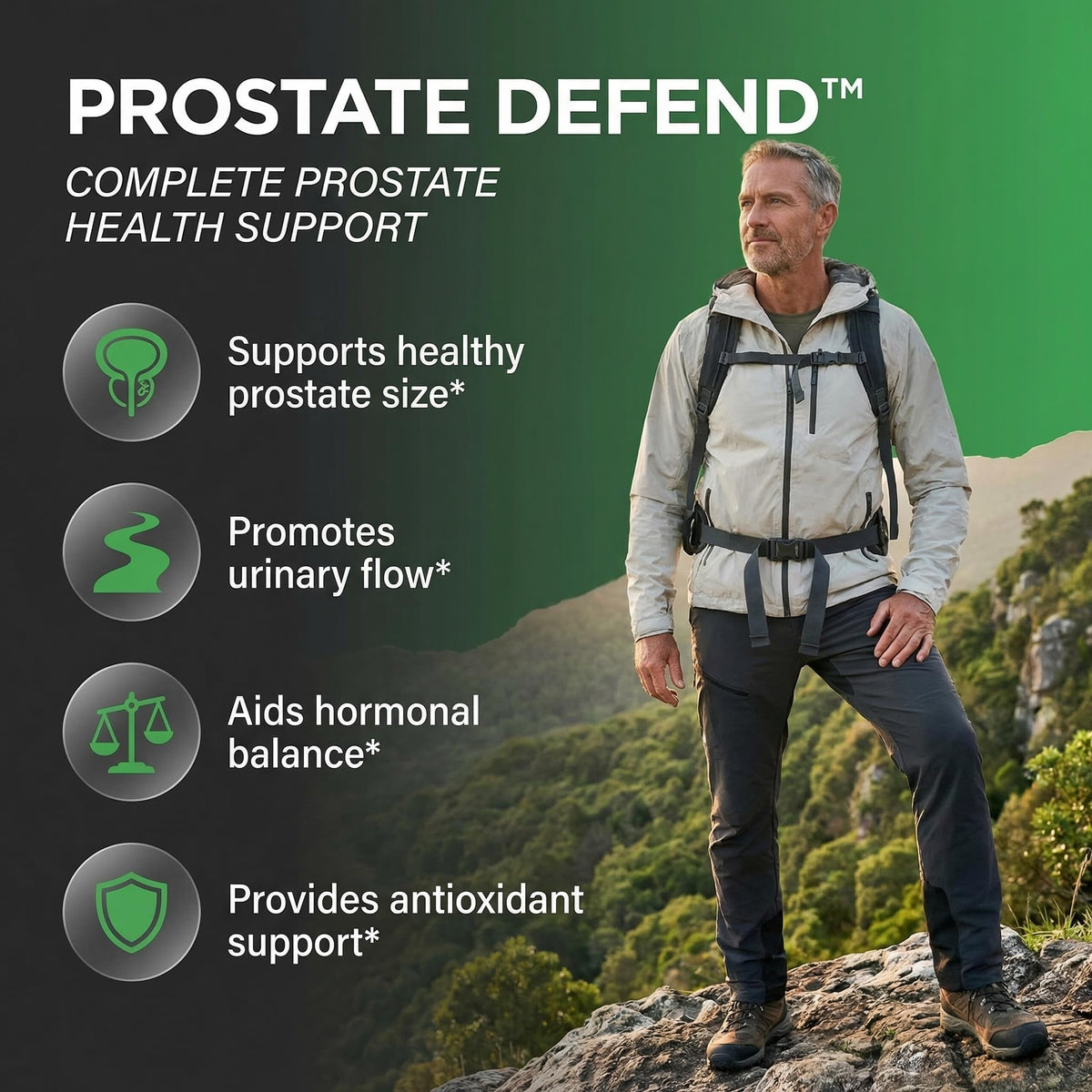Clean Nutraceuticals Prostate Defend 90 capsules côté