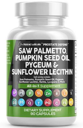 Clean Nutraceuticals Prostate Defend 90 capsules vue avant