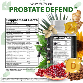 Clean Nutraceuticals Prostate Defend capsules sur table