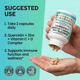Clean Nutraceuticals Q Defend avec d'autres compléments alimentaires