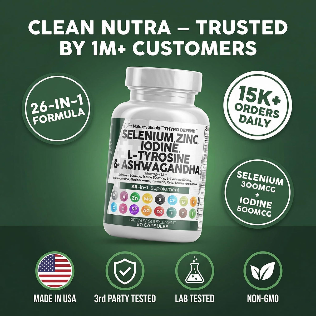 Clean Nutraceuticals ThyroDefend - photo d'un utilisateur satisfait