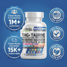 Clean Nutraceuticals TMG 1000mg et autres produits de santé