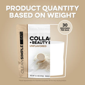 Clean Simple Eats Collagen + Beauty Blend nutritional information