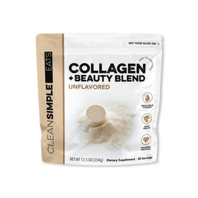 Clean Simple Eats Collagen + Beauty Blend unflavored front view