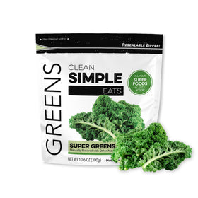 Clean Simple Eats Super Greens Poudre 308g vue de face