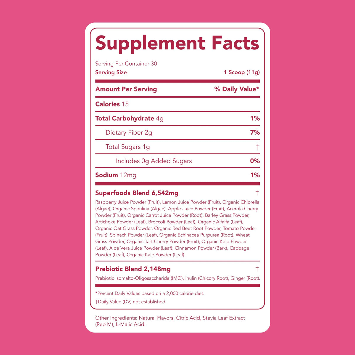 Clean Simple Eats Super Greens Poudre Framboise Citronnade 390g en préparation dans un verre