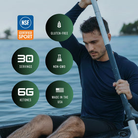 CleanForm Nutrition goBHB® Poudre d'Énergie Propre 259g avec étiquette