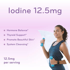 Clear Formulas Complément Alimentaire Iode 12,5 mg - étiquette du produit