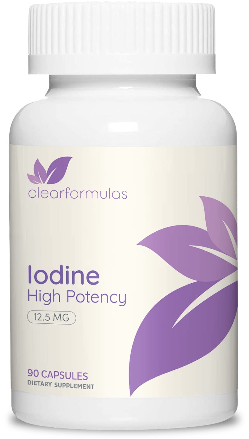 Clear Formulas Complément Alimentaire Iode 12,5 mg - vue avant du produit