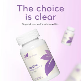 Clear Formulas Complément Alimentaire Iode 12,5 mg - vue du produit sur une table