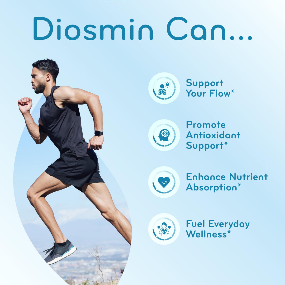Clear Formulas Diosmin 1000mg complément circulation nature