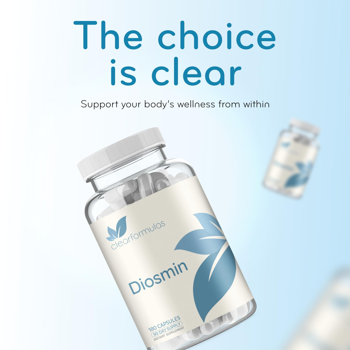 Clear Formulas Diosmin 1000mg complément circulation style de vie actif