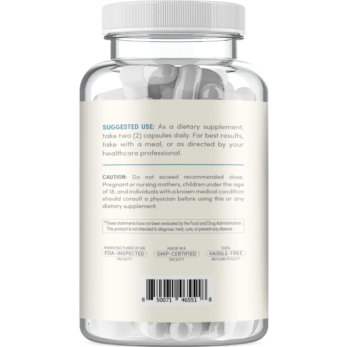 Clear Formulas Diosmin 1000mg complément circulation vue arrière