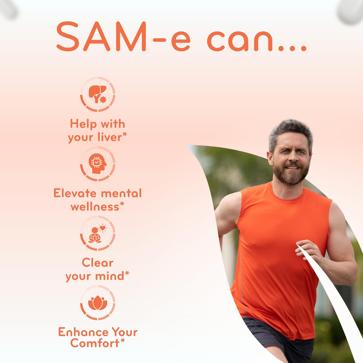 Clear Formulas SAM-e 400mg, comparatif avec d'autres compléments