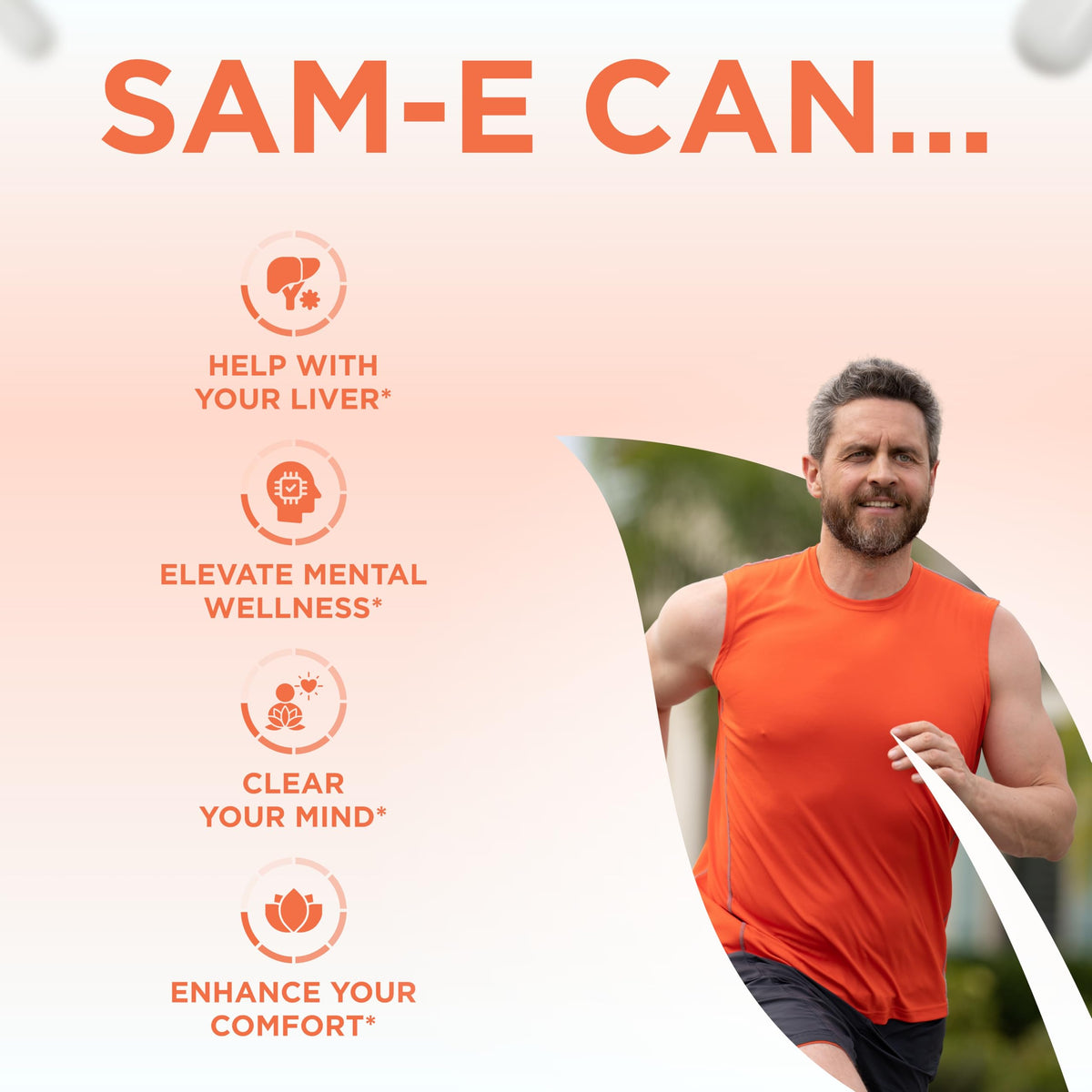 Clear Formulas SAM-e 400mg Complément Alimentaire Vegan, ingrédients