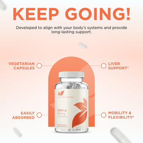 Clear Formulas SAM-e 500mg boîte ouverte avec capsules