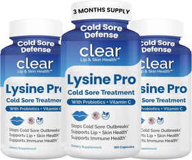 Clear Probiotics L-Lysine 3 Mois capsules vue de face