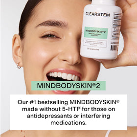 CLEARSTEM MINDBODYSKIN complément alimentaire 90 capsules vue arrière