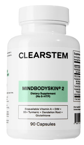 CLEARSTEM MINDBODYSKIN complément alimentaire 90 capsules vue de face
