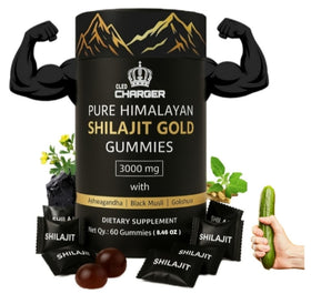 Cled Charger Gummies Shilajit 3000mg en pot de 60 gummies