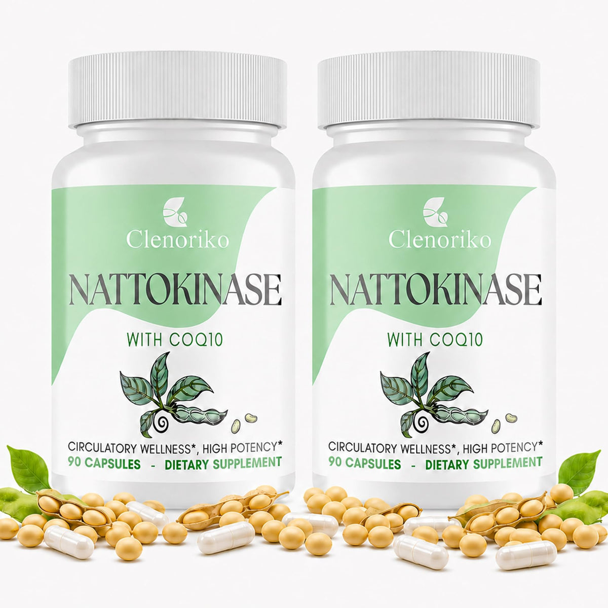 Clenoriko Nattokinase 8000 FU gélules vue de face
