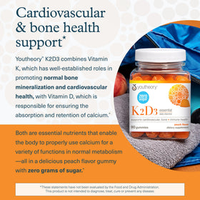 Close-up des capsules Youtheory K2D3