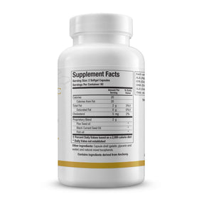 Close-up of a BIOTICS RESEARCH Optimal EFAs-BC softgel