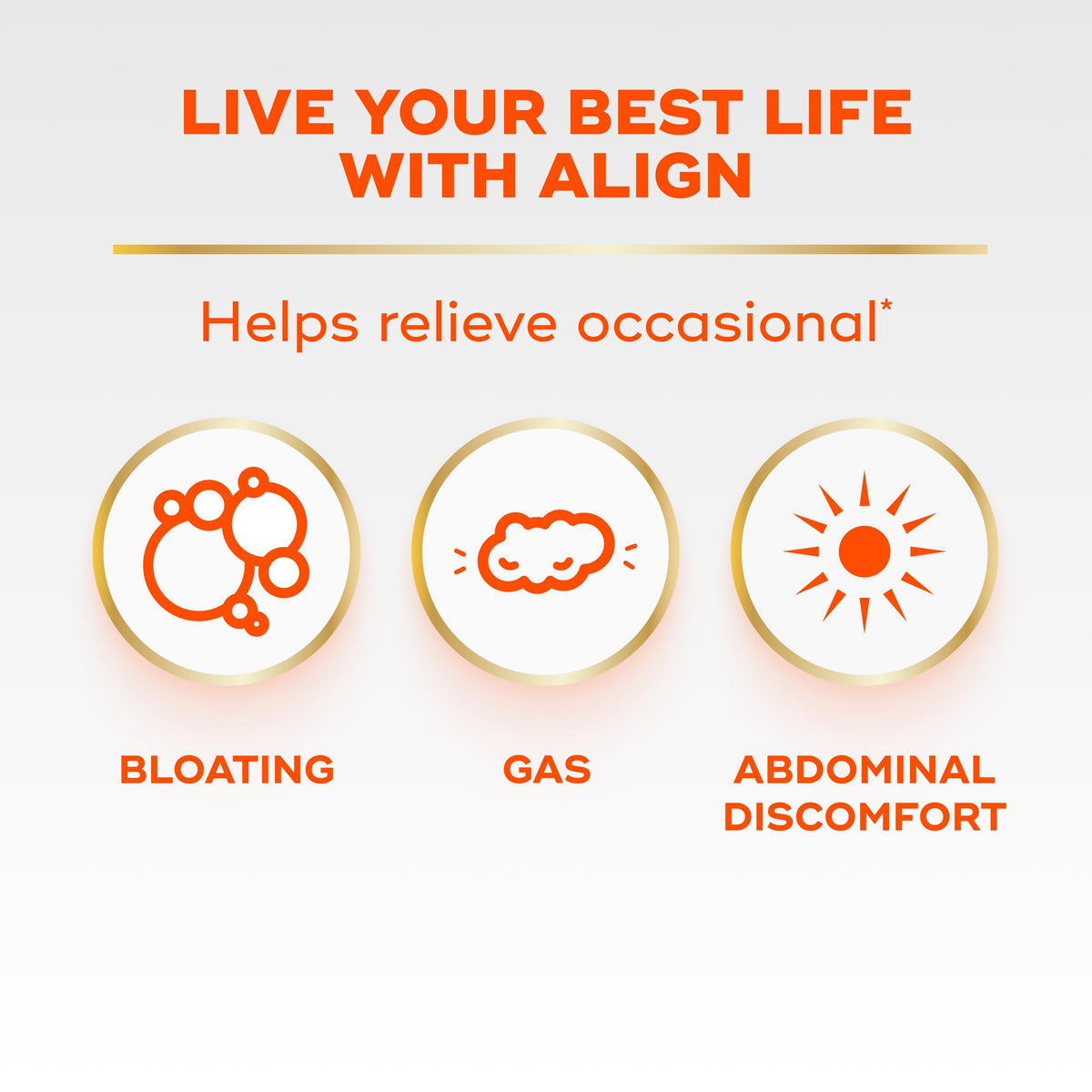 Close-up of Align Probiotic capsule