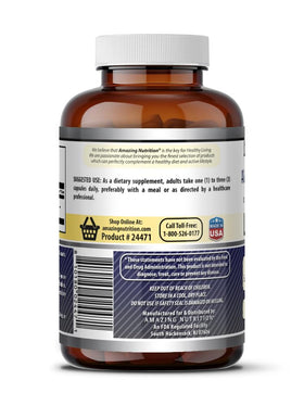 Close-up of Amazing Nutrition L-Proline 1500 Mg capsules