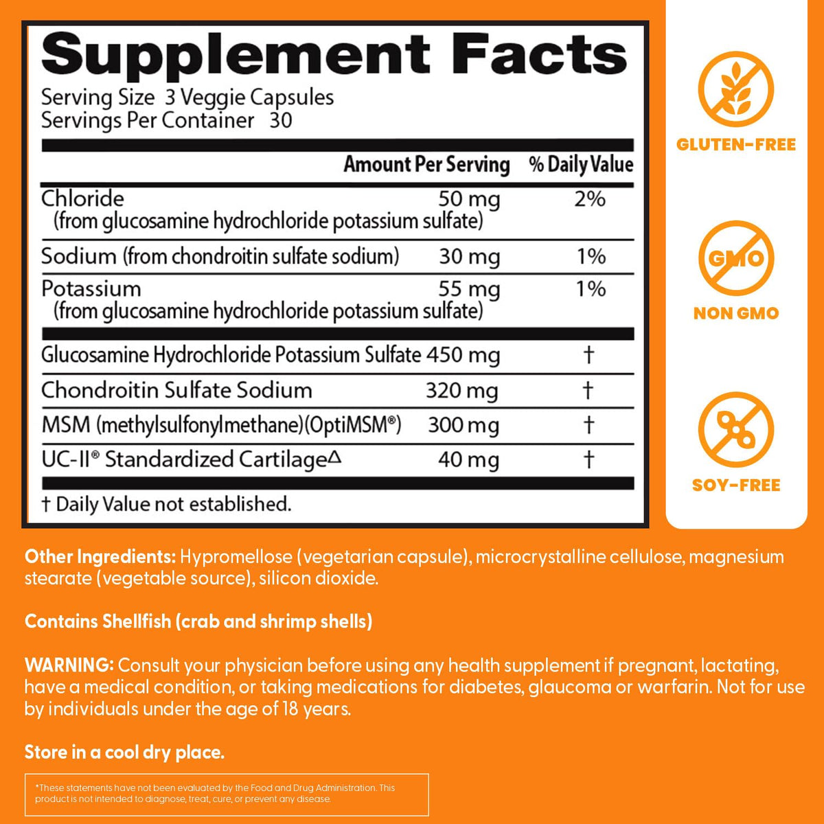 Close-up of Doctor's BEST Glucosamine Chondroitin capsules