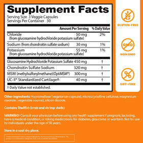 Close-up of Doctor's BEST Glucosamine Chondroitin capsules