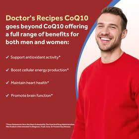 Close-up of Doctor's Recipes CoQ10 softgel
