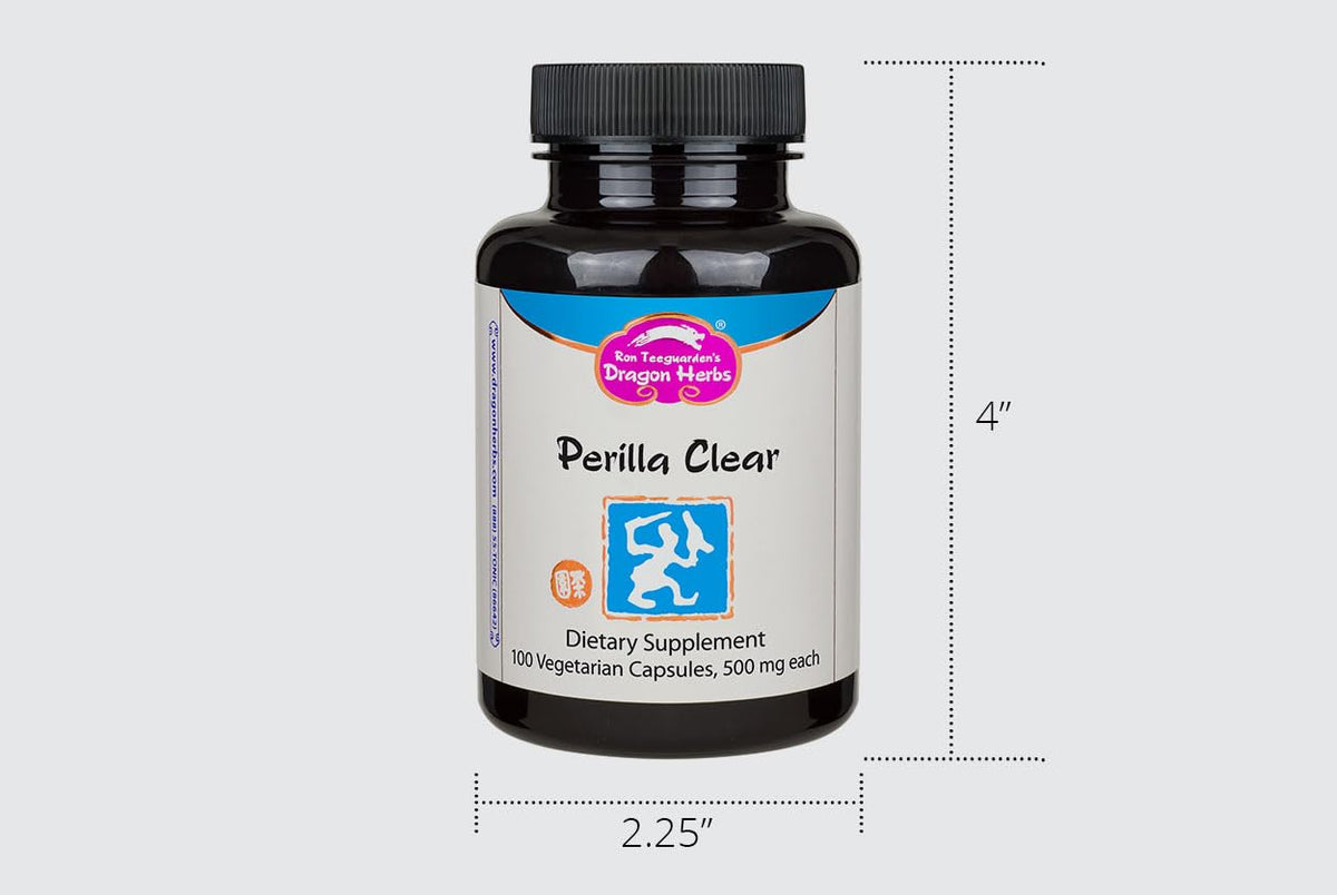 Close-up of Dragon Herbs Perilla Clear Capsules