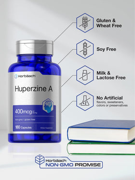Close-up of Horbäach Huperzine A capsule