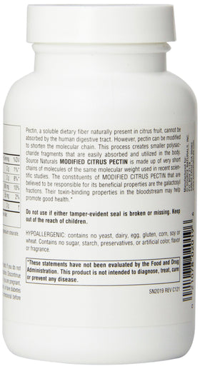 Close-up of Source Naturals PectImmune capsules