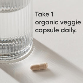 Close-up of Sports Research Ashwagandha veggie capsule