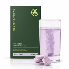 Clover & Young Tablettes d'Eau Hydrogène 30ct emballage avant