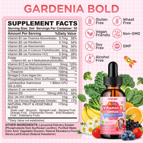 CNCHEF B Complex Enfants 120 ml étiquette avec ingrédients