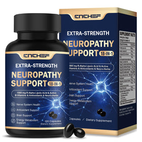 CNCHEF Complément Alimentaire Nerveux 1000mg R-Alpha Lipoïque devant
