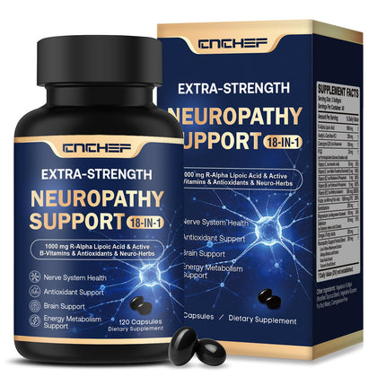 CNCHEF Complément Alimentaire Nerveux 1000mg R-Alpha Lipoïque devant