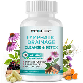 CNCHEF Complément Drainage Lymphatique 90 Capsules vue de face