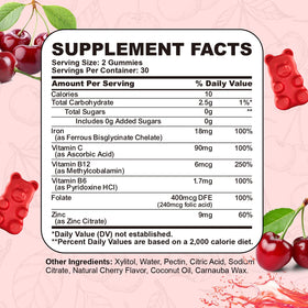 CNCHEF Gummies Fer Cerise dans une main