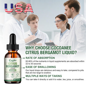 CocoaNee Citrus Bergamot 5000MG, flacon avec bouchon