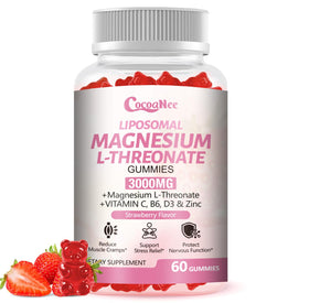 CocoaNee Gummies de Magnésium L-Thréonate 3000mg - vue de l'emballage